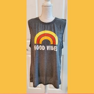 BUNDLE & SAVE!! Good Vibes 🌈 sleeveless T-shirt
